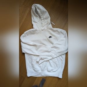 Nike white hoodie, men's m